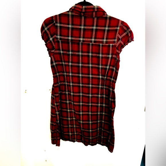 Mossimo supply co plaid flannel snap front dress - Picture 2 of 3